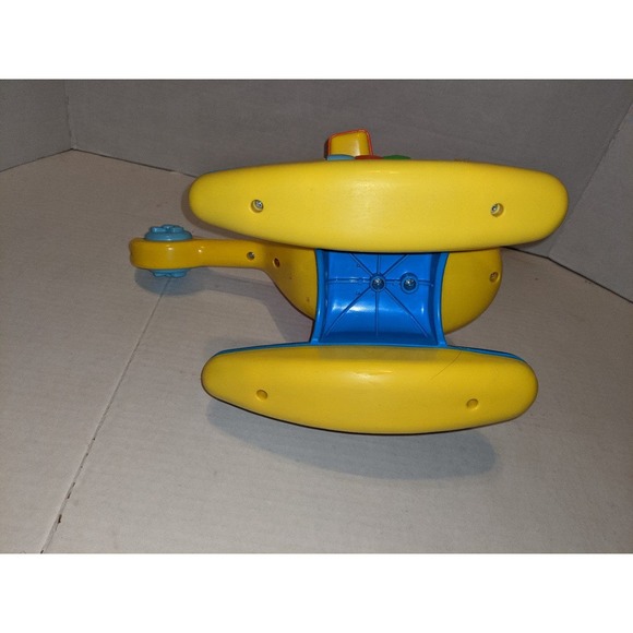 Vintage 1987 Playskool Weebles Helicopter Sea Plane 2 Seater 1 Weeble Baby Toy - Picture 6 of 8